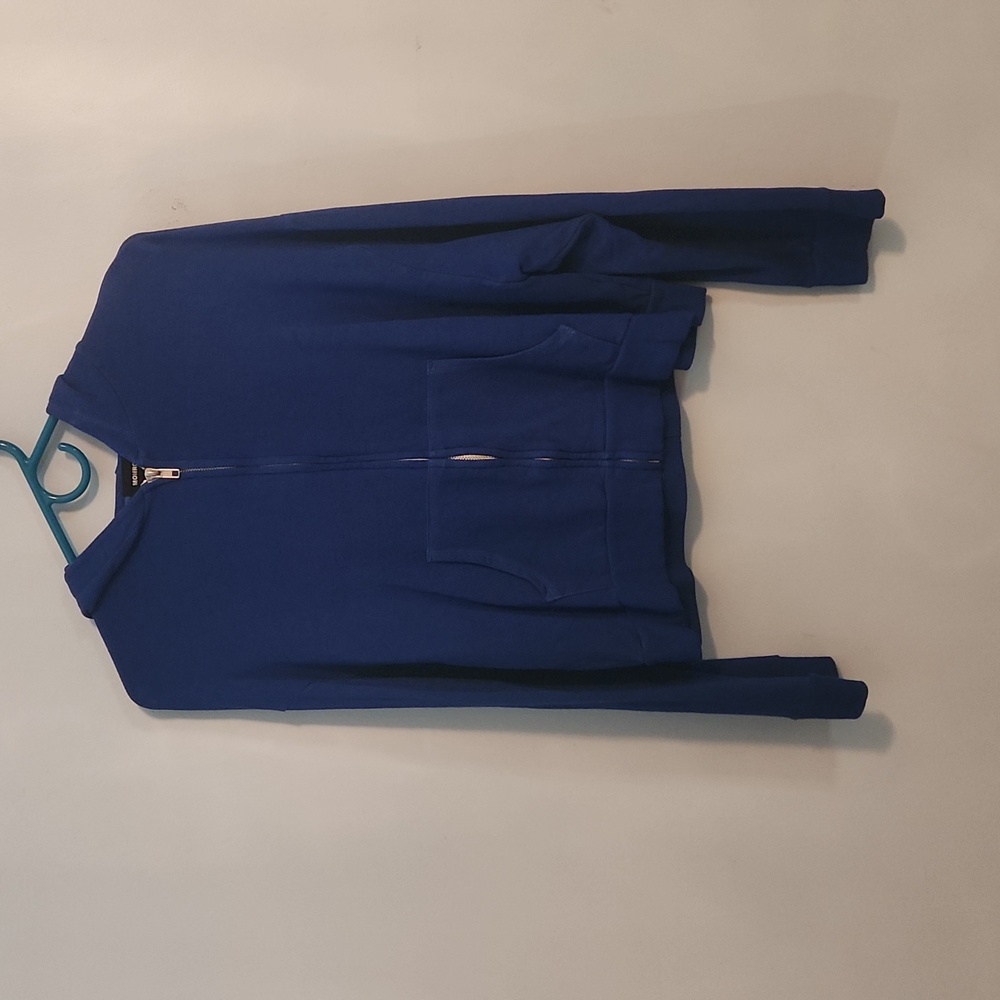 Monrow super soft hoodie in Navy Blue
